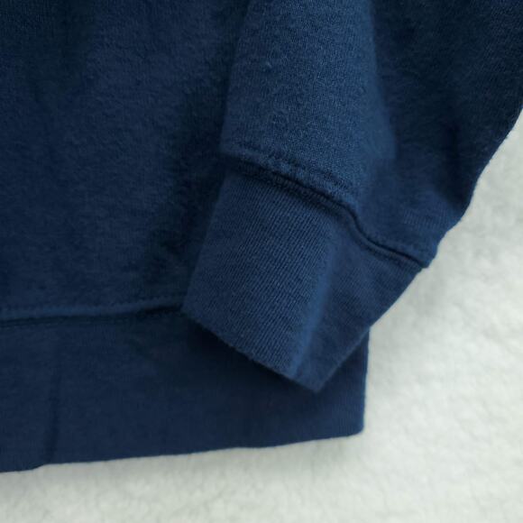 Spiritual Gangster Women's Navy Embroidered Rainbow Savasana Pullover Sweater M - Picture 5 of 11